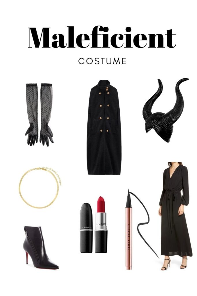 DIY Halloween costumes for a Maleficient costume