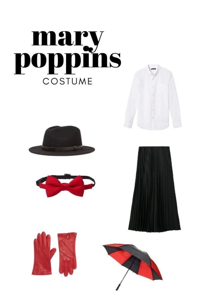 Items to make a Mary Poppins Costume